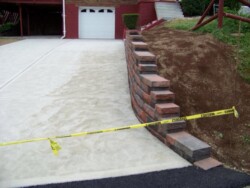 Concrete driveways and retaining walls - Taylor's Concrete Construction in Beaver County, PA