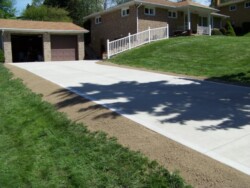 residential concrete driveway contractor beaver county near Pittsburgh, PA