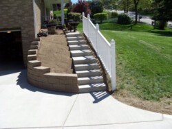 Concrete retaining walls from Taylor's Concrete Construction in Beaver County PA