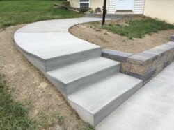 Exterior Concrete Steps replacement in Beaver County from Taylor's Concrete Construction near Pittsburgh, PA