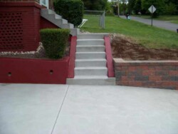 Exterior Concrete Steps replacement in Beaver County from Taylor's Concrete Construction near Pittsburgh, PA