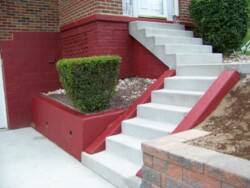 residential concrete steps and stairs by Taylor's Concrete Construction in Beaver County, PA