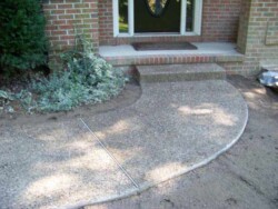 residential concrete walkways and sidewalks - concrete contractor in Beaver County, PA and serving western PA