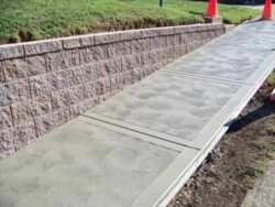 residential concrete walkways and sidewalks - concrete contractor in Beaver County, PA and serving western PA